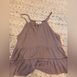 Chic Mauve Sleeveless Tank Top